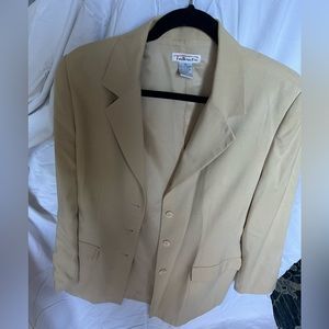 Talbots Nude Tan Blazer Jacket